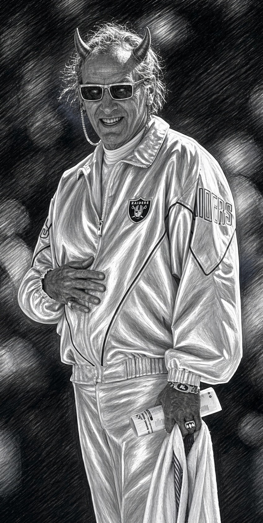 Al Davis, house portrait